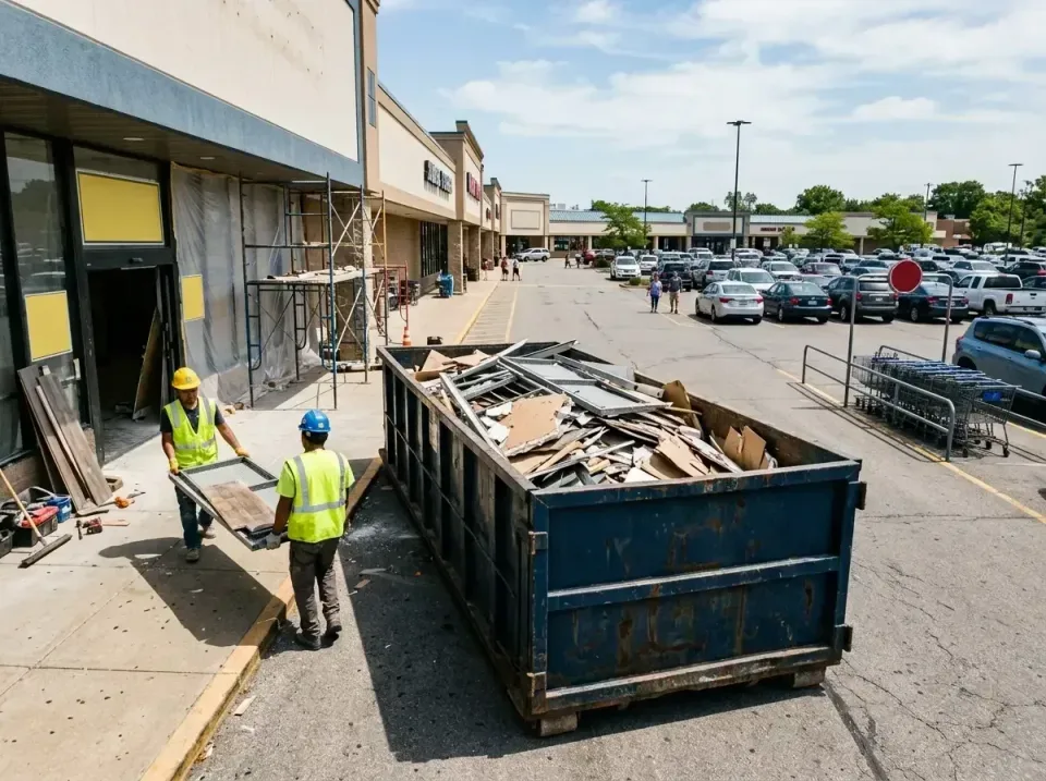 retail-store-renovation-debris-003 — frequently asked questions, Roll-off Dumpster Rentals in Lawnton, PA